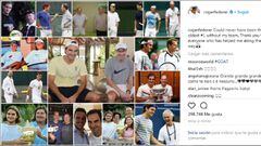 Roger Federer quiso agradecer a los entrenadores que ha tenido en su carrera el haber alcanzado el n&uacute;mero 1 del ranking ATP a sus 36 a&ntilde;os.