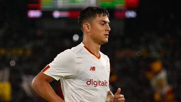 Paulo Dybala (AS Roma) during the Pre-Season Friendly 2022/2023  match between AS Roma vs Shakhtar Donetsk  at the Olimpic Stadium in Rome  on 07 August 2022. (Photo by Fabrizio Corradetti/LiveMedia/NurPhoto via Getty Images)