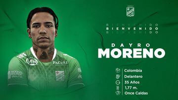 Dayro Moreno jugará en Oriente Petrolero de Bolivia