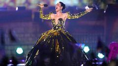 Katy Perry put on a show for the royal family on Sunday evening.