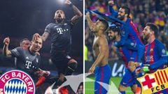 Bayern y Barcelona, favoritos para la Champions.