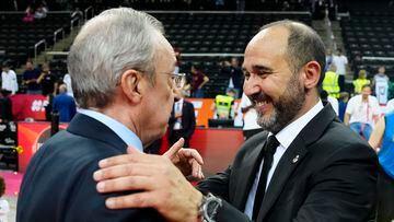 El presidente del Real Madrid, Florentino Pérez, ha alabado al Real Madrid y el trabajo de Chus Mateo para lograr la Undécima.