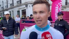 El ciclista kazajo habló tras la presentación de equipos sobre los días que el Astana ha entrenado en Colombia.