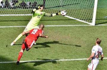 Swansea and Poland goalkeeper Lukasz Fabianski had a superb second half where he frustrated Switzerland. Highlights included stops from Derdiyok and Rodríguez.