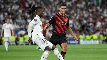 The Frenchman caused problems for City at left-back, getting the assist for Vinicius’ goal.