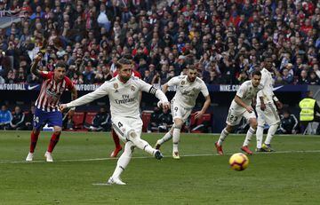 Sergio Ramos scored his 11th goal of the season from the penalty spot. Min.42. 1-2