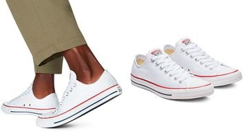 Tenemos las zapatillas Converse blancas de caña baja desde 34,99 euros