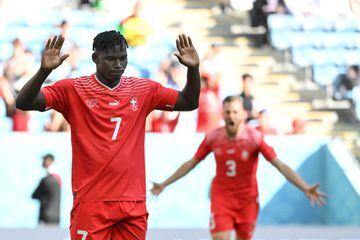 Breel Embolo scored Switzerland's winner against Cameroon.