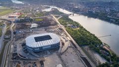 El Estadio de Kaliningrado tiene 33.973 asientos.