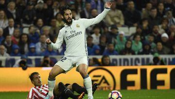 Isco in the game against Athletic