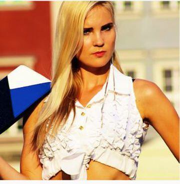 Barbara Kvelstein llama la atención por su belleza. También juega tenis, es atleta, modelo y blogger.