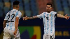 Lionel Messi y Lionel Scaloni, capit&aacute;n y entrenador de la Selecci&oacute;n de Argentina, elogiaron a Colombia previo al duelo de semifinales de la Copa Am&eacute;rica