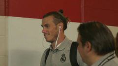 La reacción de Bale tras no ser convocado al salir del estadio