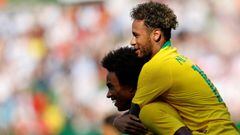 Neymar joins Romário in third on Brazil's all-time scoring chart