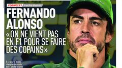 Alonso, en L’Équipe: “Hamilton tiene mala memoria”