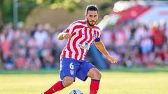 BURGOS, SPAIN - JULY 27: Koke of Atletico de Madrid looks on during the pre-season friendly match between Numancia and Atletico de Madrid at Estadio Burgo de Osma on July 27, 2022 in Soria, Spain. (Photo by Diego Souto/Quality Sport Images/Getty Images)