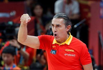Spain coach Sergio Scariolo.