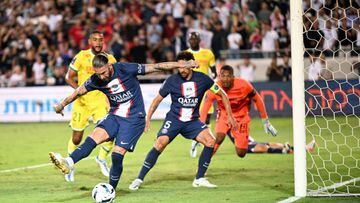 Sergio Ramos marca gol en la Supercopa de Francia