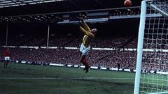 En la final del Mundial de Inglaterra 1966 disputado entre Alemania e Inglaterra, el inglés Hurst disparó el balón y pegó en el larguero. Botó en la raya y el árbitro, el suizo Gottfried Dienst, lo consideró un gol legal.  