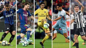 Dybala, Messi e Icardi entre los máximos goleadores en Europa
