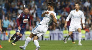 2-0. Marco Asensio scores the second goal.