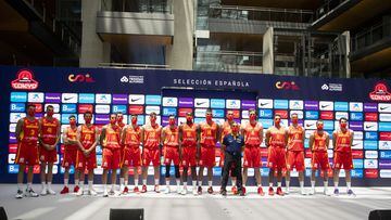 La selección española de baloncesto con Sergio Scariolo.