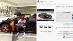 Floyd Mayweather ha puesto a la venta en eBay uno de sus Bugatti Veyronpor casi 4 millones de d&oacute;lares.