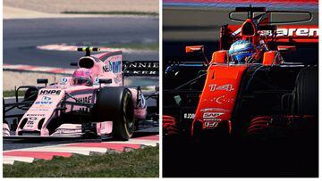Force India y McLaren Honda: cara y cruz del Mundial 2017