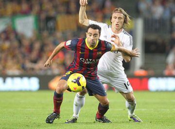 Xavi, during his playing days with Barcelona.