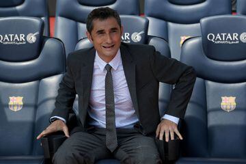Barcelona's new coach Ernesto Valverde 