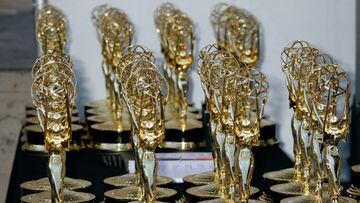Rows of Emmy Award statuettes are seen at the 2006 Creative Arts Emmys in Los Angeles August 19, 2006