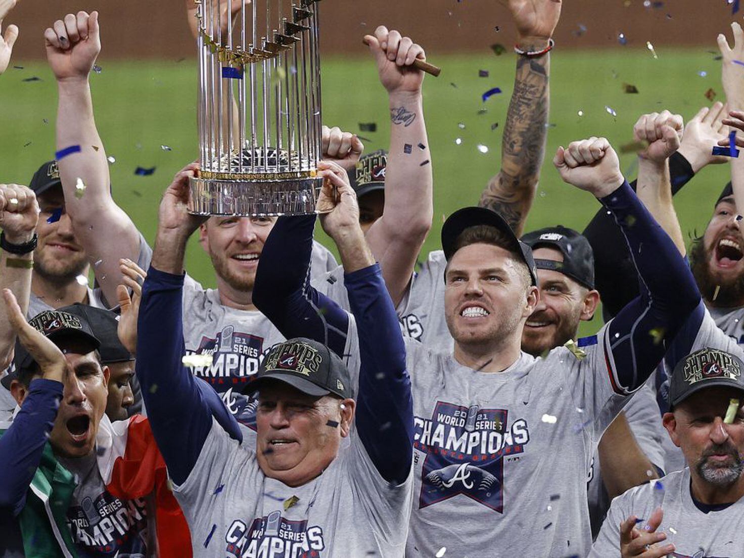 World Series 2021: Braves Trophy Celebration Highlights, Comments and More, News, Scores, Highlights, Stats, and Rumors