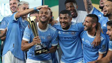 New York City Football Club playing at home at Yankees Stadium took an early lead and didn’t let up to win the Campeones Cup against Liga MX rivals Atlas.