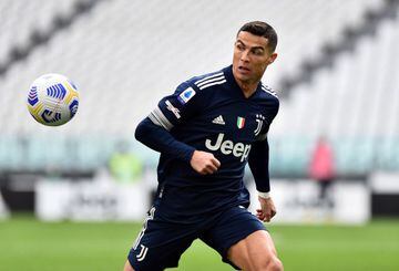 Juventus' Cristiano Ronaldo in action.