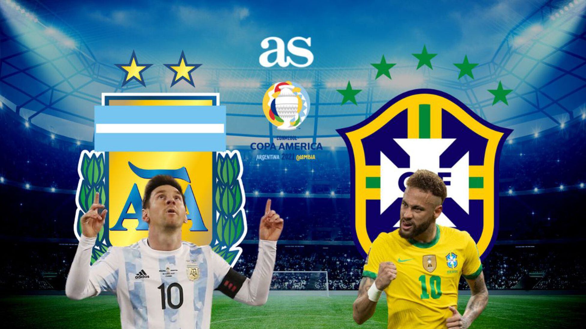 Copa América 2021 final | Argentina vs Brazil: times, TV and how to watch  online Argentina vs Brazil: times, TV and how to watch online - AS USA