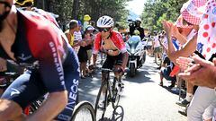 Nairo Quintana durante una etapa del Tour de Francia 2022.