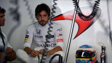 Fernando Alonso en un gran premio de esta temporada.