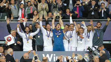 La Supercopa de Europa 2014 del Real Madrid, con Ancelotti.