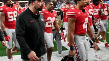 After four seasons leading Ohio State’s football program and winning a pair of conference titles, Day is in the hot seat after an embarrassing loss to Missouri in the Cotton Bowl