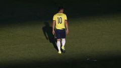 El centrocampista colombiano James Rodr&iacute;guez durante el partido Colombia-Venezuela, del Grupo C de la Copa Am&eacute;rica de Chile 2015.