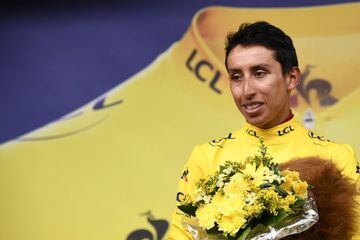 Egan Bernal es el campeón virtual del Tour de Francia. Geraint Thomas es segundo y Steven Kruisjwisjk