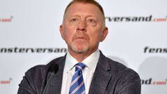 BERLIN, GERMANY - MARCH 10: Boris Becker attends the "Boris Becker x fensterversand.com" press conference at Sheraton Berlin Grand Hotel Esplanade on March 10, 2023 in Berlin, Germany. (Photo by Tristar Media/Getty Images)