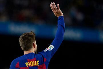 Barcelona's Spanish defender Gerard Pique 