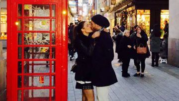Sergio Ramos y Pilar Rubio en Londres.  Foto Instagram