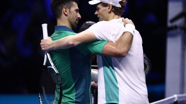 Sinner - Djokovic: horario, dónde y dónde ver por TV y online la final de las ATP Finals