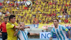 Colombia cay&oacute; en Barranquilla contra Argentina en la primera vuelta de Eliminatorias.