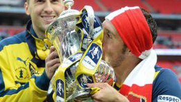 David Ospina fue campe&oacute;n de la FA Cup con el Arsenal.