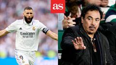Hugo Sánchez considera que Karim Benzema es historia pura del Real Madrid.