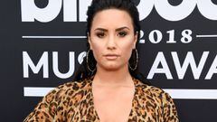 Demi Lovato en los Billboard Music Awards 2018 en el MGM Grand Garden Arena, Las Vegas. Mayo 20, 2018.