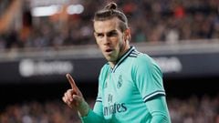 Bale, durante el Valencia-Real Madrid de LaLiga.